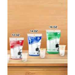 Gelas Plastik Wayang 12 Oz 14 Oz 16 Oz/ Gelas Plastik Kopi, ES DAN JUICE
