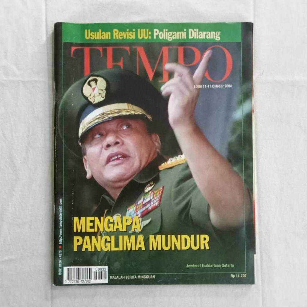 Majalah Tempo (2004) Mengapa Panglima Mundur