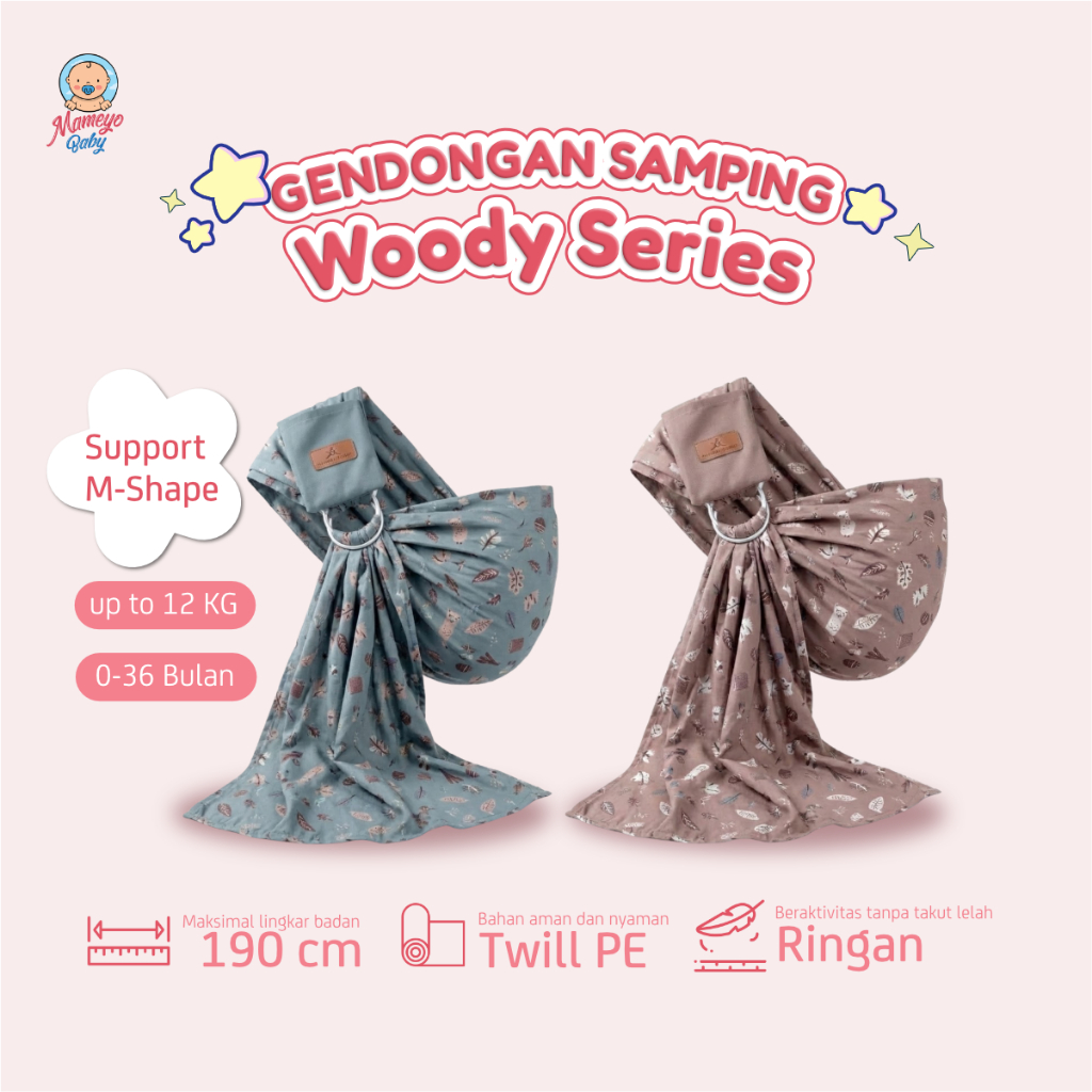 MOMS BABY Gendongan Samping Multifungsi Gendongan Samping Bayi