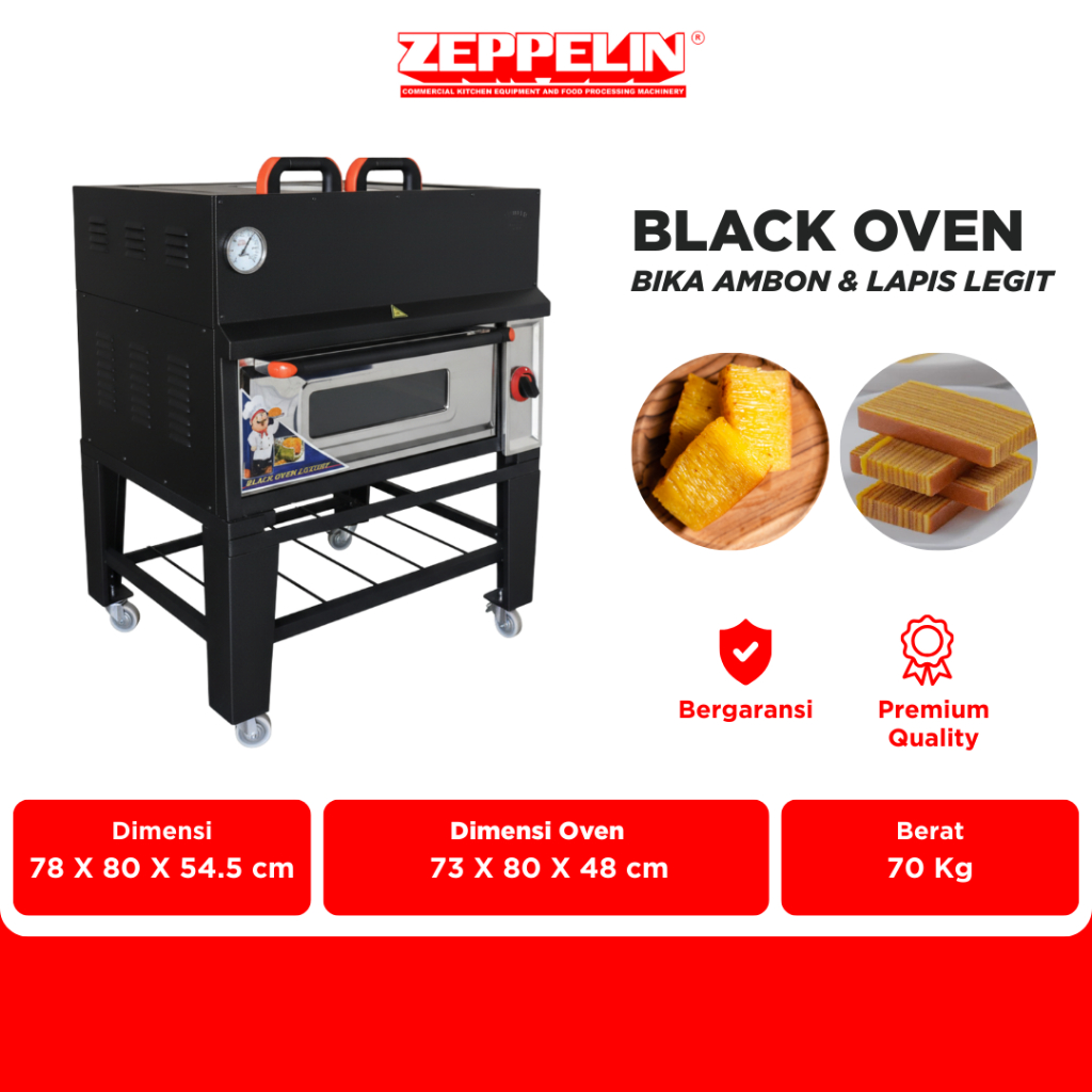 Zeppelin Black Oven Bika Ambon BA/80/MJ