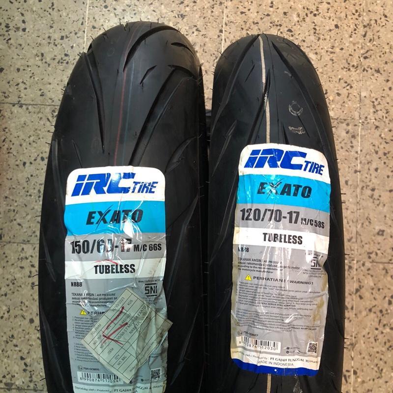Ban Donat CBR250R IRC 120/70-17&150/60-17 EXATO T/L