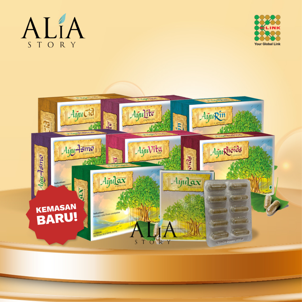 EXCLUSIVE AYURVEDA  ALL SERIES LENGKAP AyuLax AyuRhoids AyuLite AyuVita AyuRin Ayuasmo Ayucid Origin