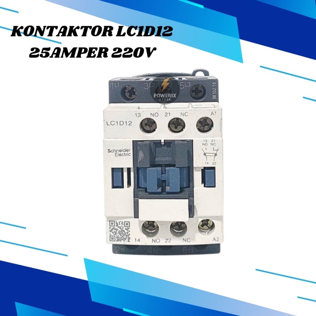 Kontaktor 3phase LC1D09 25a LC1D12 25a LC1D18 32a LC1D32 50a
