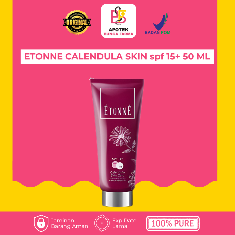 Etonne Calendula Skin / SPF 15+ 50 ml - Krim Kesehatan Kulit - Kemasan Tube 50 ml
