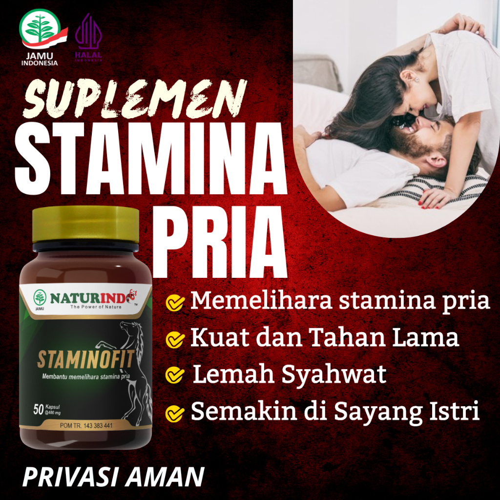 Staminofit Obat Herbal Stamina Pria Tahan Lama Ejakulasi Dini Menambah Stamina Pria Jamu Stamina Pri