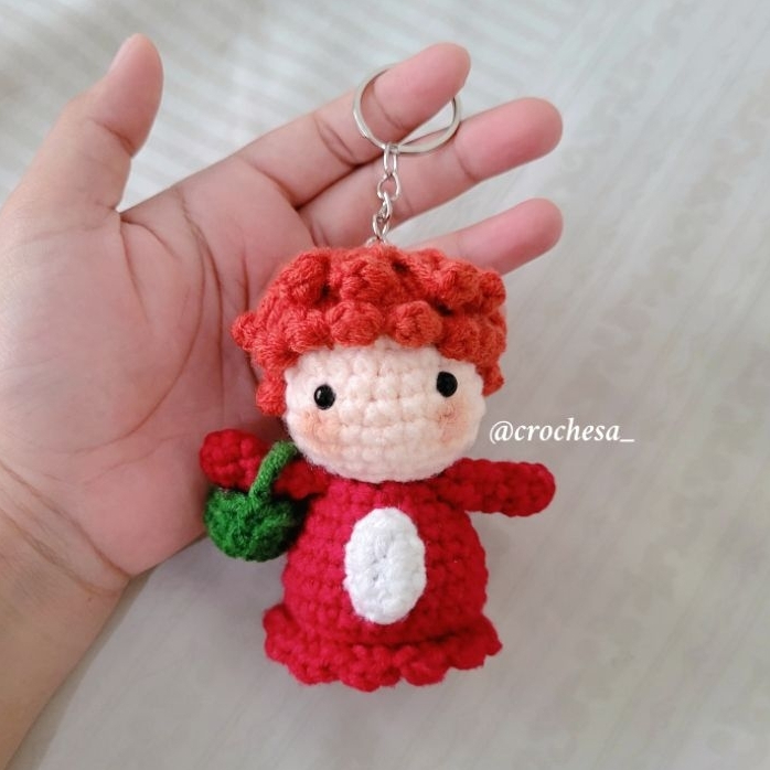 Gantungan Kunci Rajut | Ponyo Crochet by Crochesa