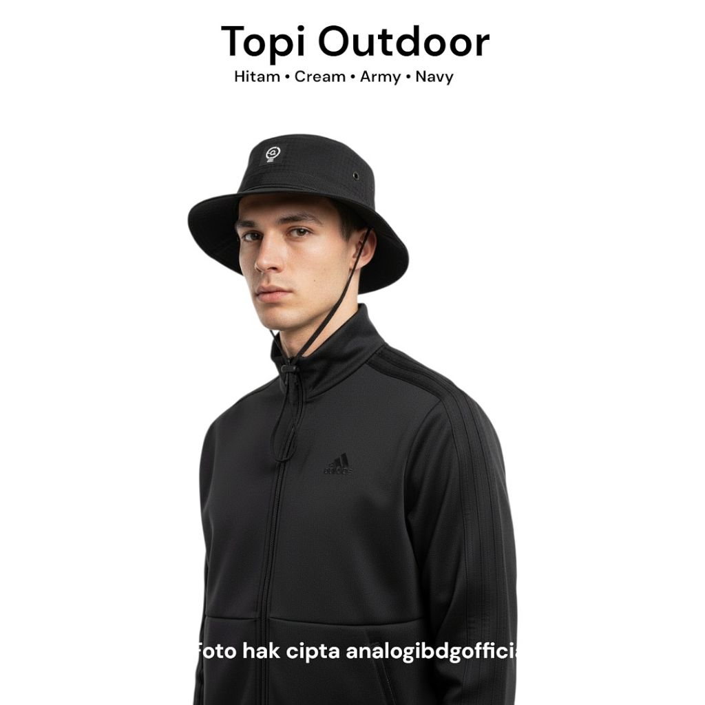Analogibdg - Topi Rimba Gunung Saffari Outdoor Pria Wanita Dewasa