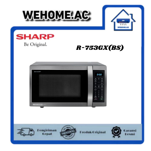Microwave Grill Sharp R-753GX(BS) Microwave Grill Sharp Inverter 28 Liter