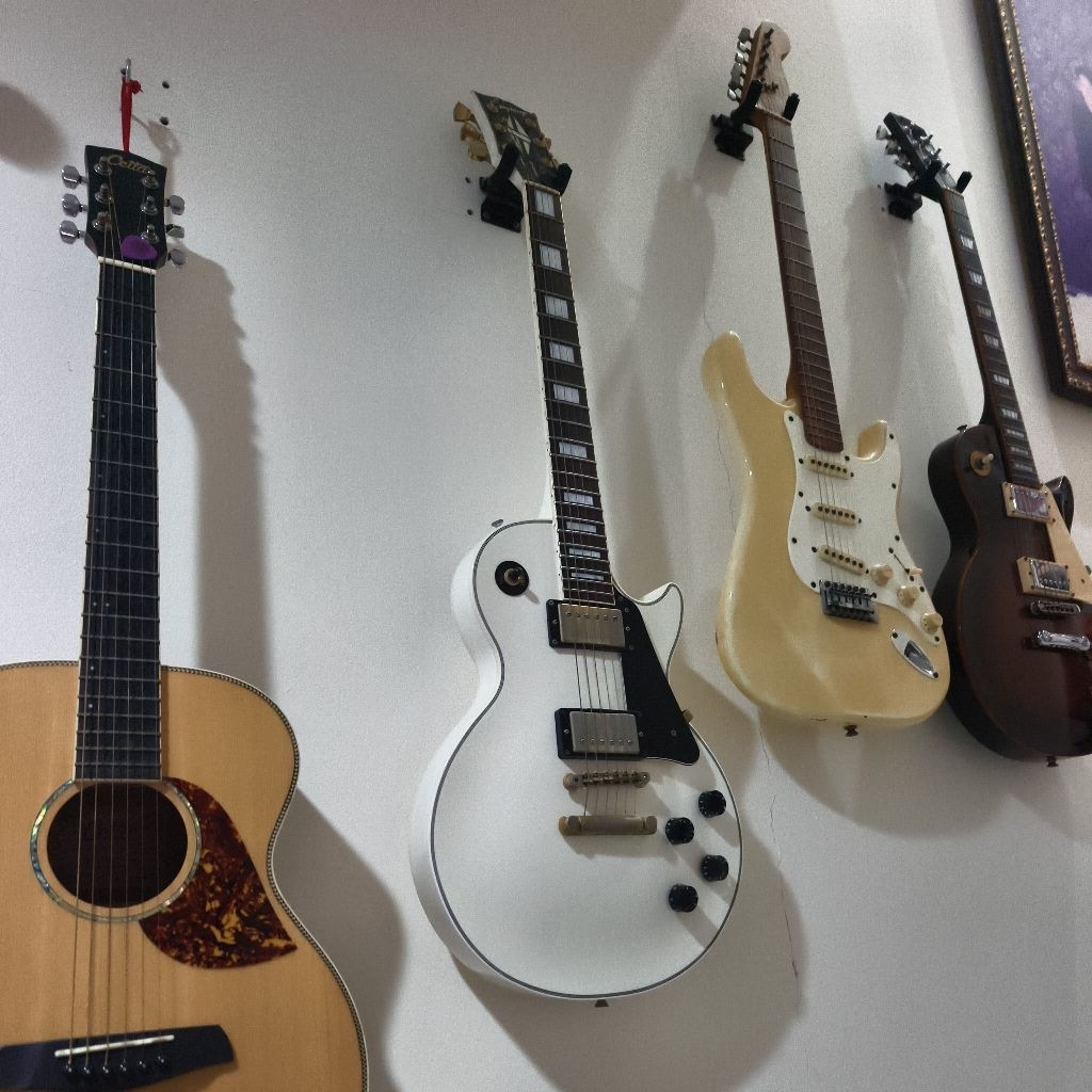 epiphone les paul alpine white japan