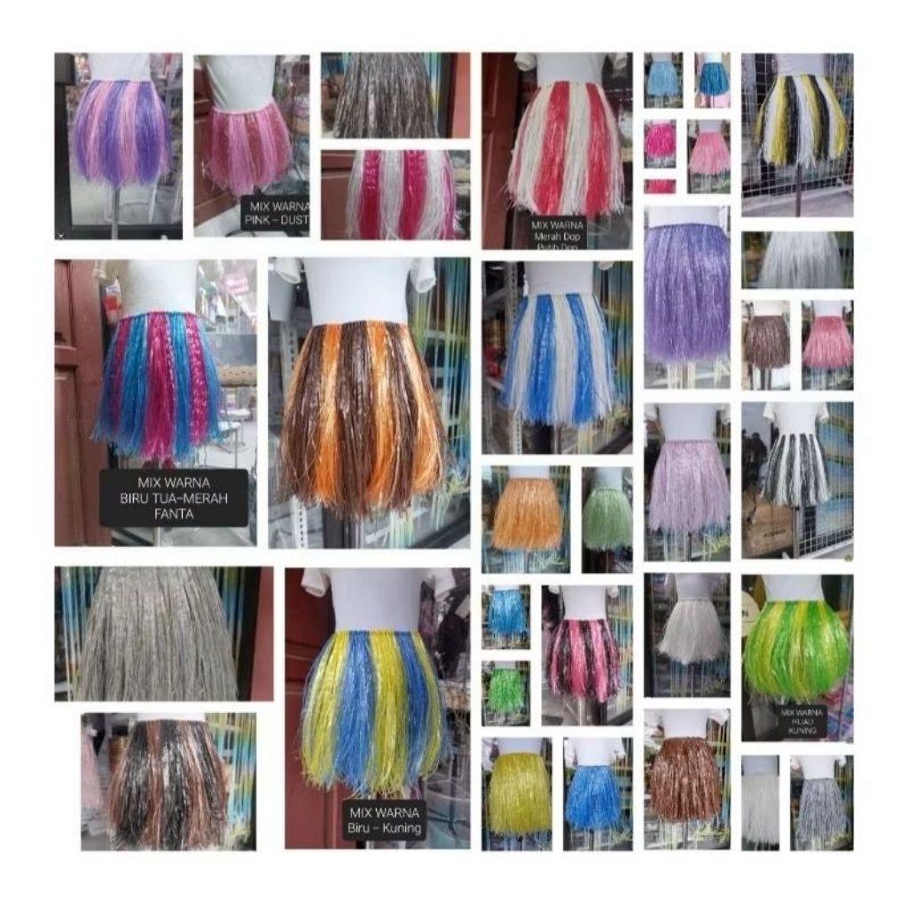 (MEDAN) ROK RUMBIA TALI RAFIA / ROK RUMBIA