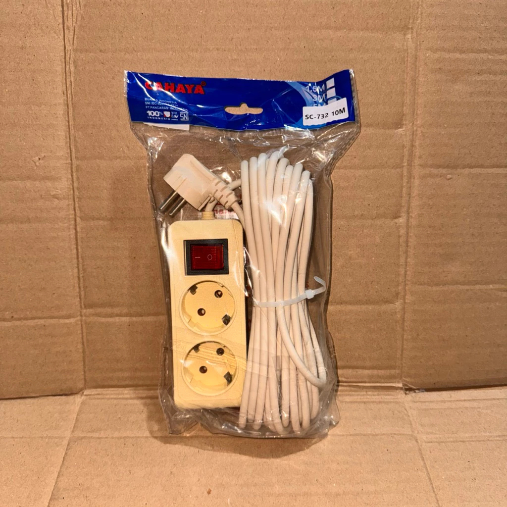 StopKontak + Kabel DEXTA 10M Terminal Arde Plus Kabel 10 meter