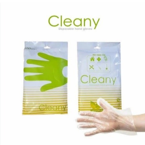 SARUNG TANGAN CLEANY / SARUNG TANGAN PLASTIK TEBAL BAGUS / SARUNG TANGAN PLASTIK SEKALI PAKAI SERBAG
