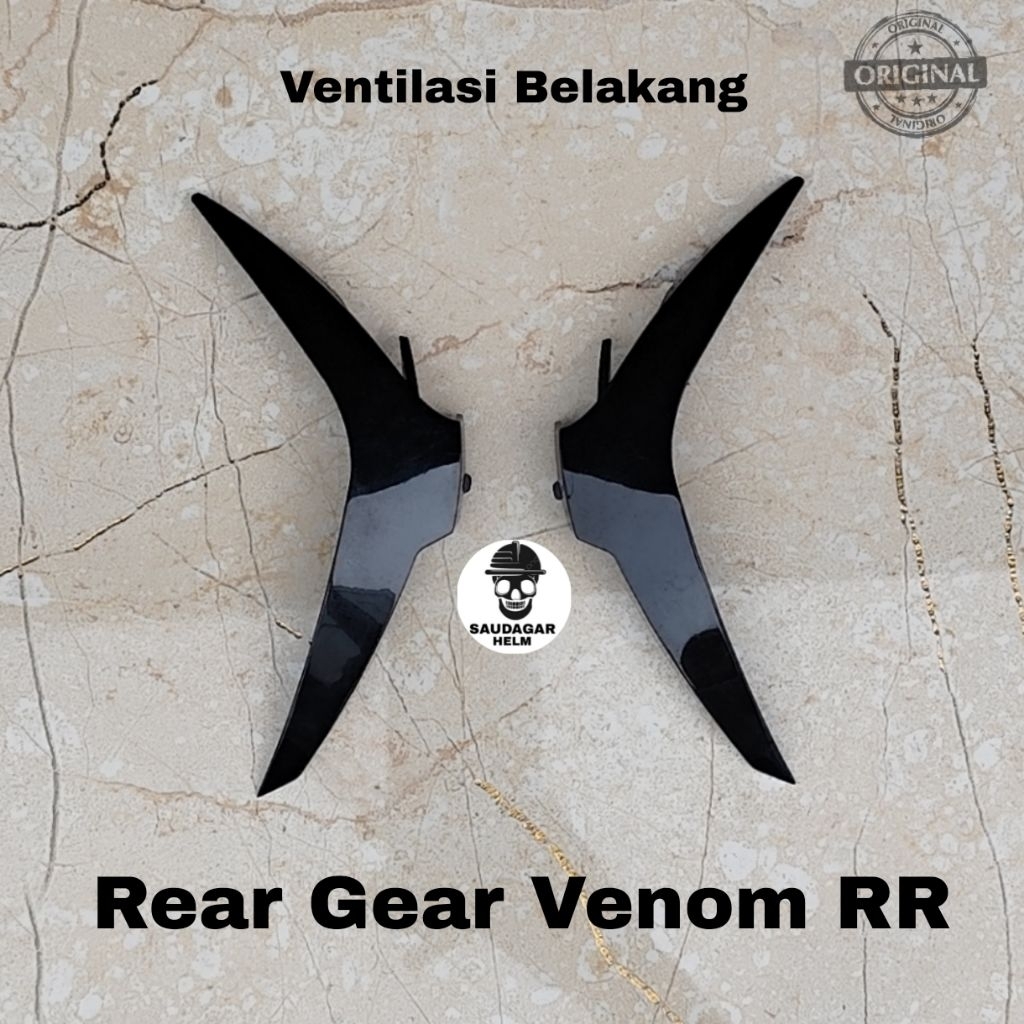 Rear Vent Helm KYT Venom RR Original / Ventilasi Belakang Helm KYT Venom RR Original 100%