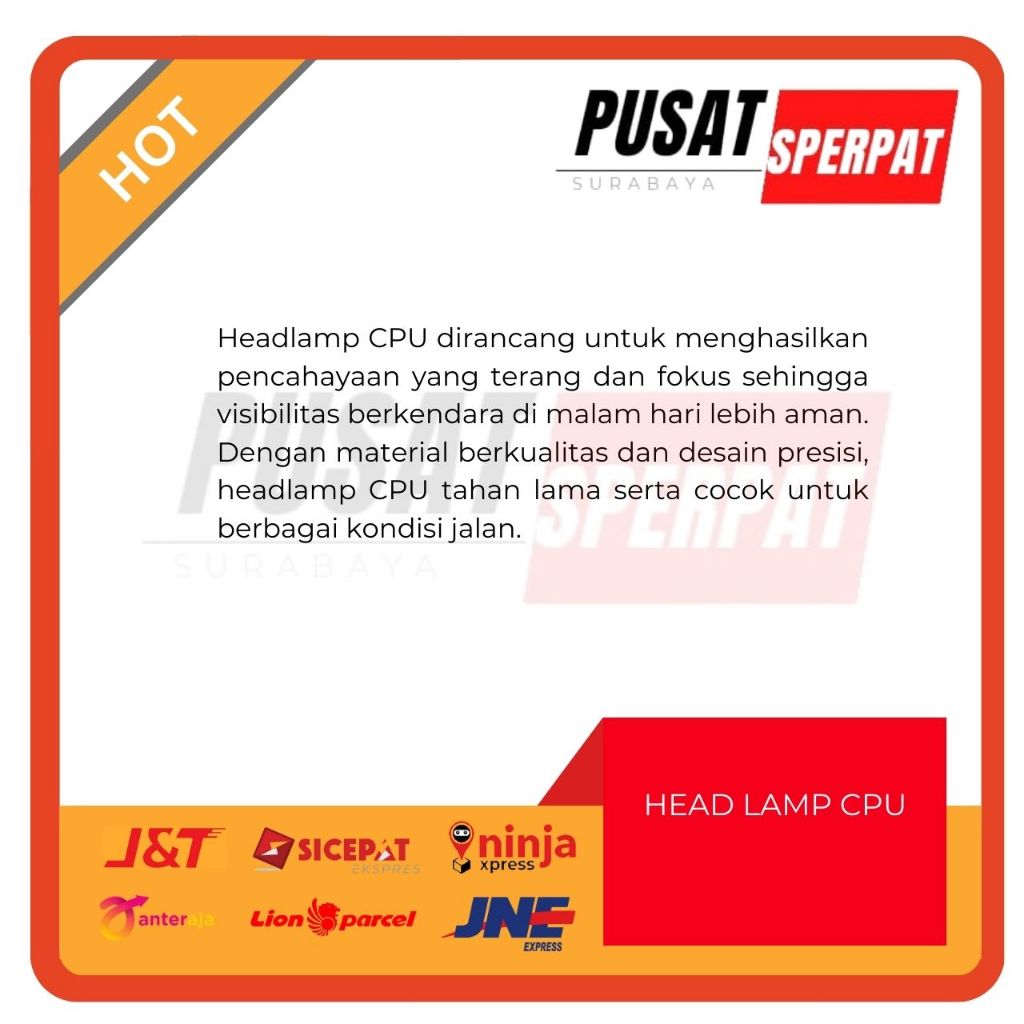 CPU – HEADLAMP MERK CPU UNTUK MOBIL CARRY FUTURA KODE 94174 94176 BERKUALITAS ORIGINAL TERANG