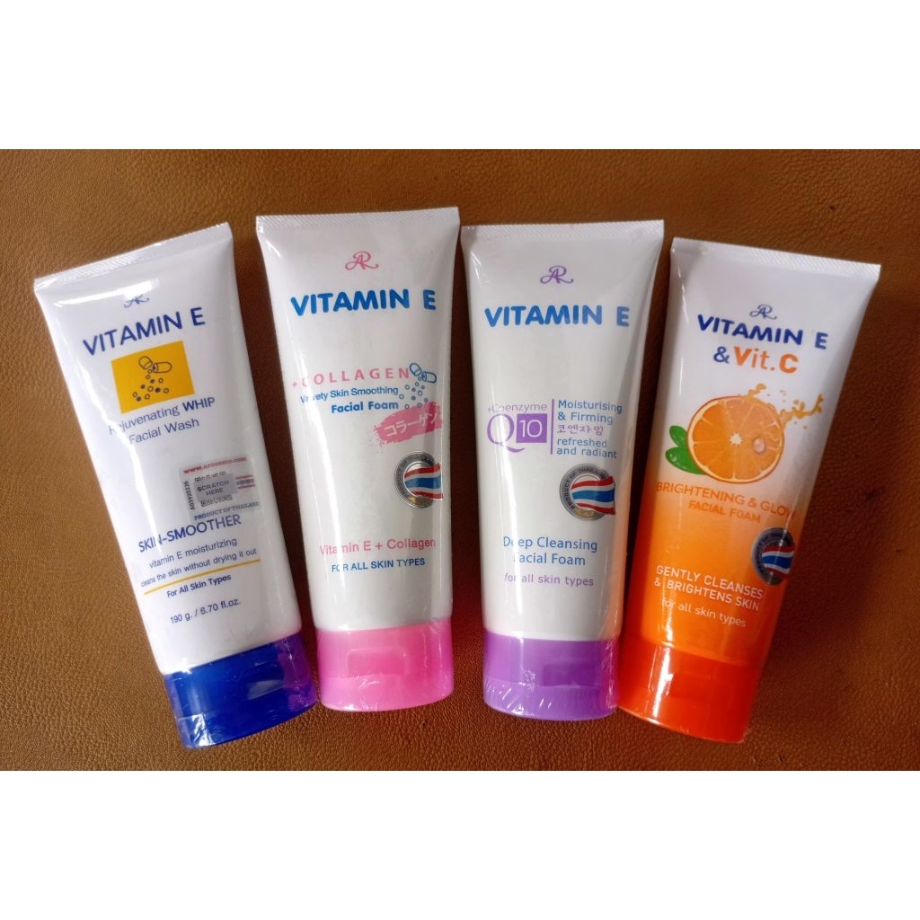 AR Vitamin E Facial Foam Ori Thailand Big Size 190ml