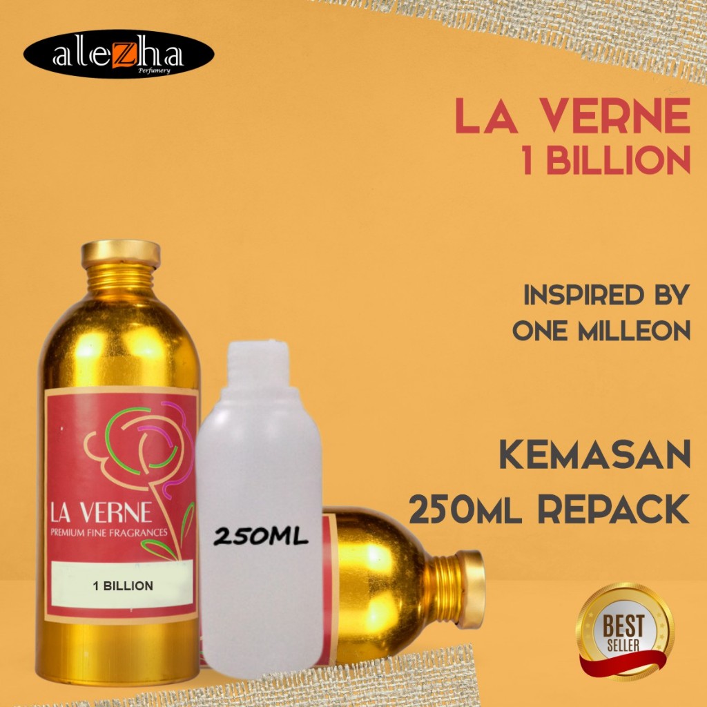 Bibit Parfum Murni 1 BILLION | LA VERNE | 250ML REPACK