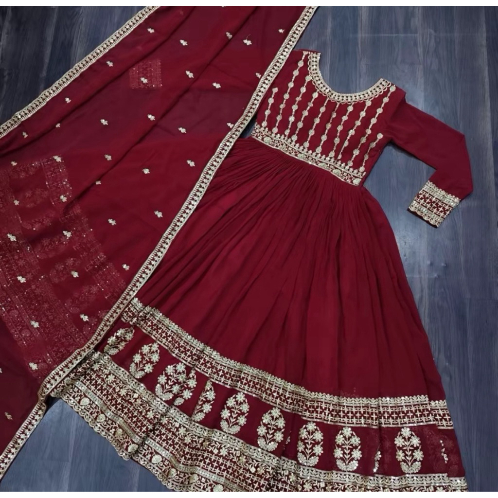 Dress Wanita india sifon