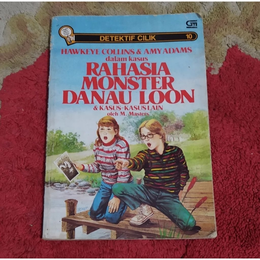 Novel Detektif Cilik Hawkeye Collins "Rahasia Monster Danau Loon" 100%ORI preloved