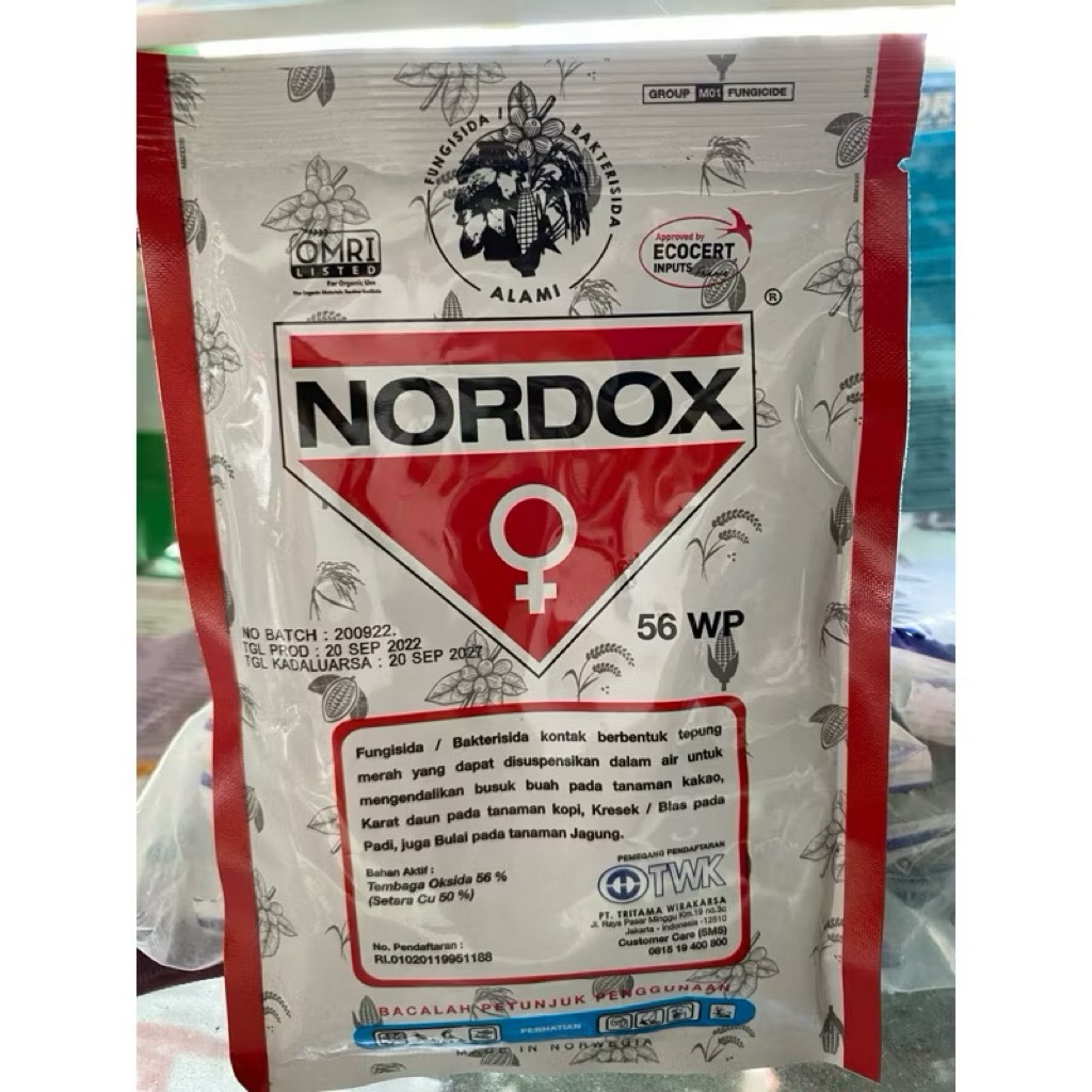 Fungisida/bakterisida nordox 100gram