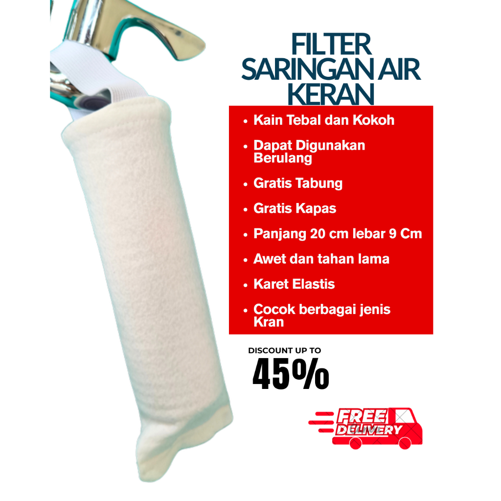 Filter Keran Saringan penjernih air - Filter Keran - Saringan Air - Filter Air