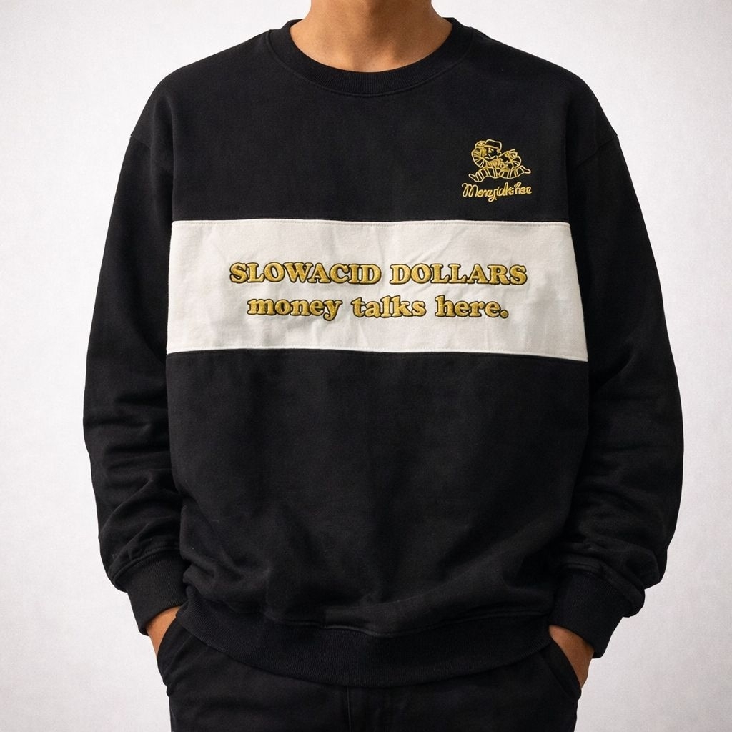 CREWNECK BRAND SLOW ACID