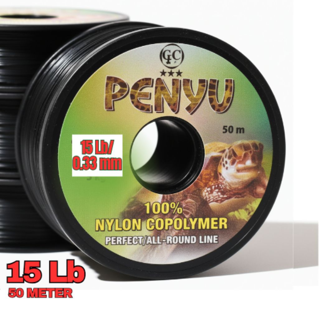 Senar Pancing PENYU 50m 15 LB – Nylon Copolymer – Original