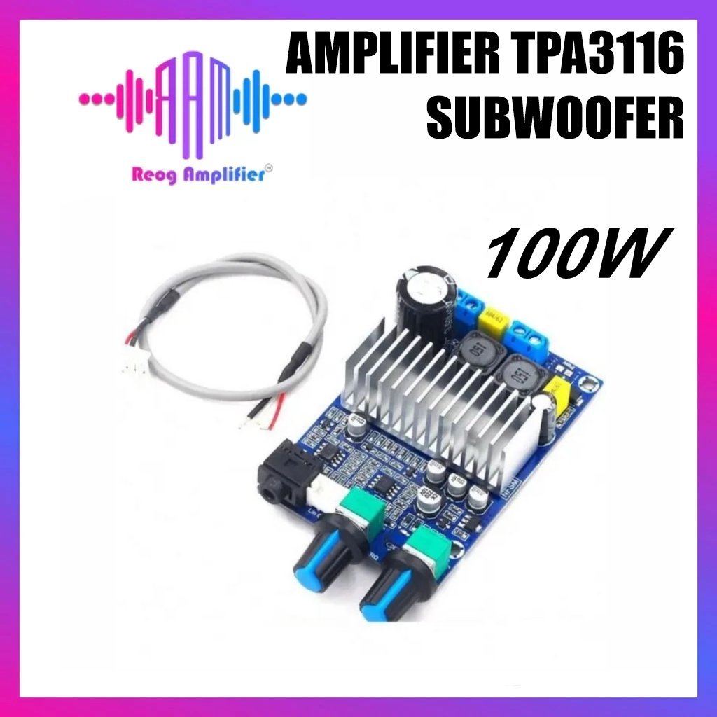 Power Amplifier Subwoofer Class D TPA3116D2 100W Original