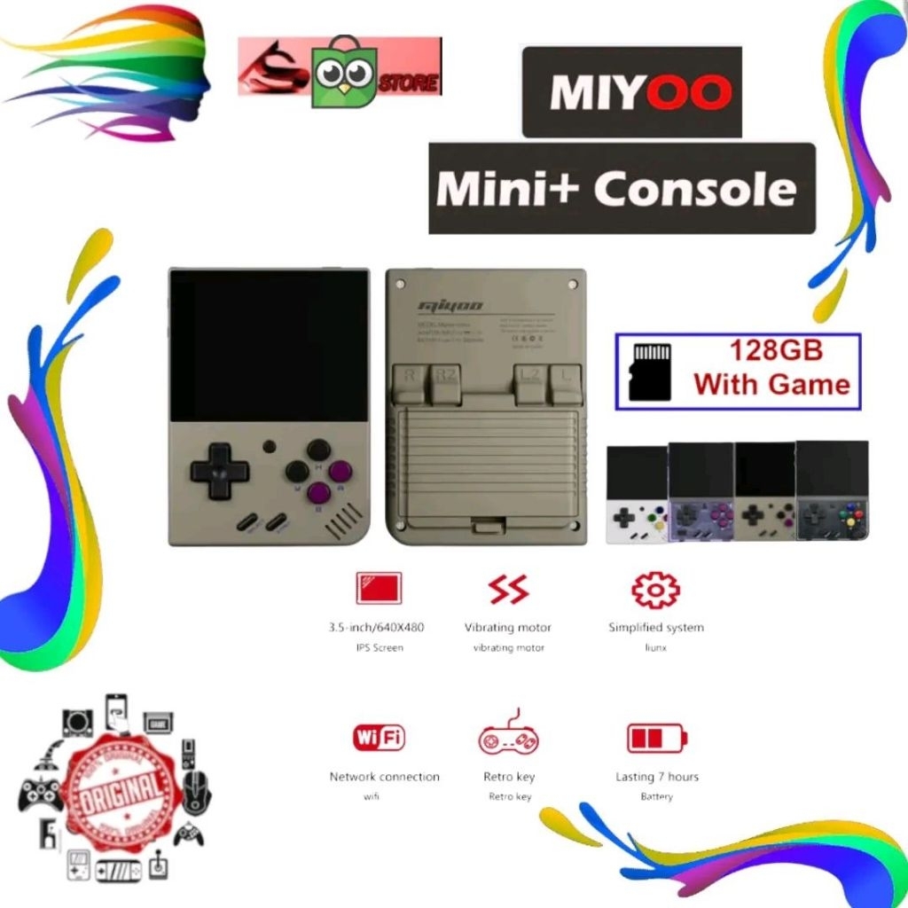 MIYOO MINI+ Plus Handheld Retro Game Console Mini Portable Classic Gaming