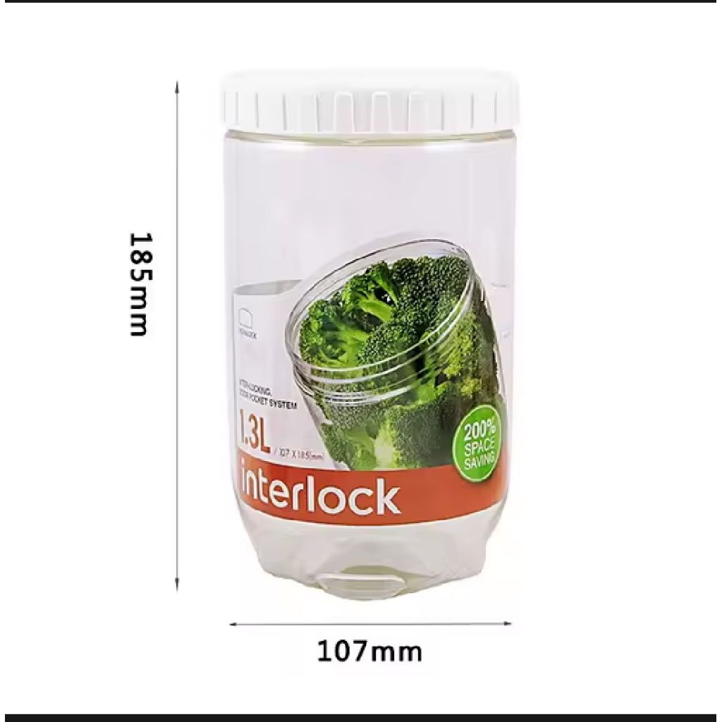 Lock & Lock Dry Food Pasta Jar Interlock Stackable Food Container Lock n Lock