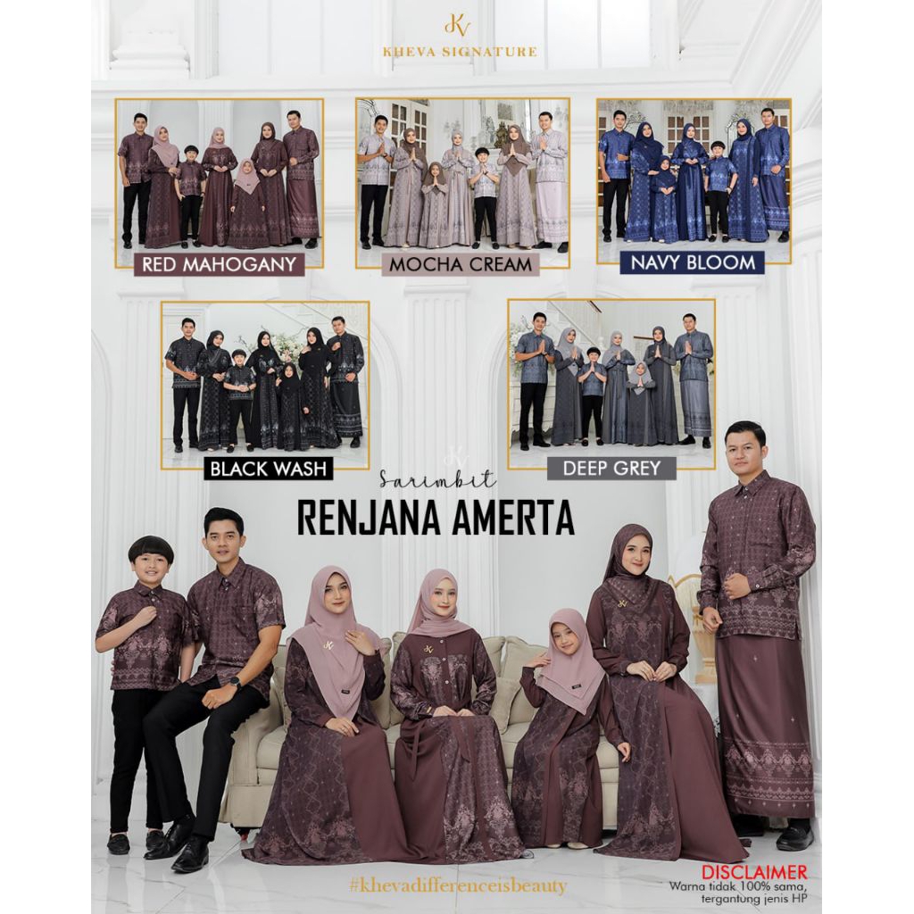 [ HIJAB ONLY ] SARIMBIT RENJANA AMERTA BY KHEVA SIGNATURE [ PRE ORDER ]