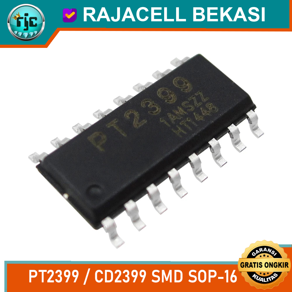 IC Echo Processor PT2399 CD2399 SOP-16 SMD Audio Delay Digital Reverb Surround Sound CMOS 5V Surface