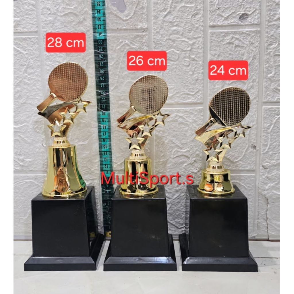 TROPHY PIALA TENIS MEJA 1 SET 123 IMPORT