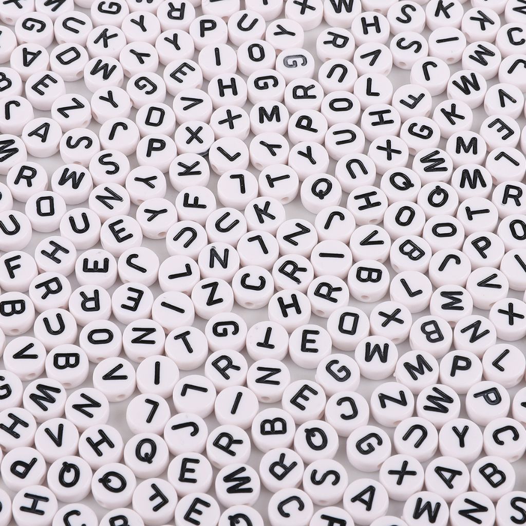 manik manik huruf 1/2 pon 1pon murah