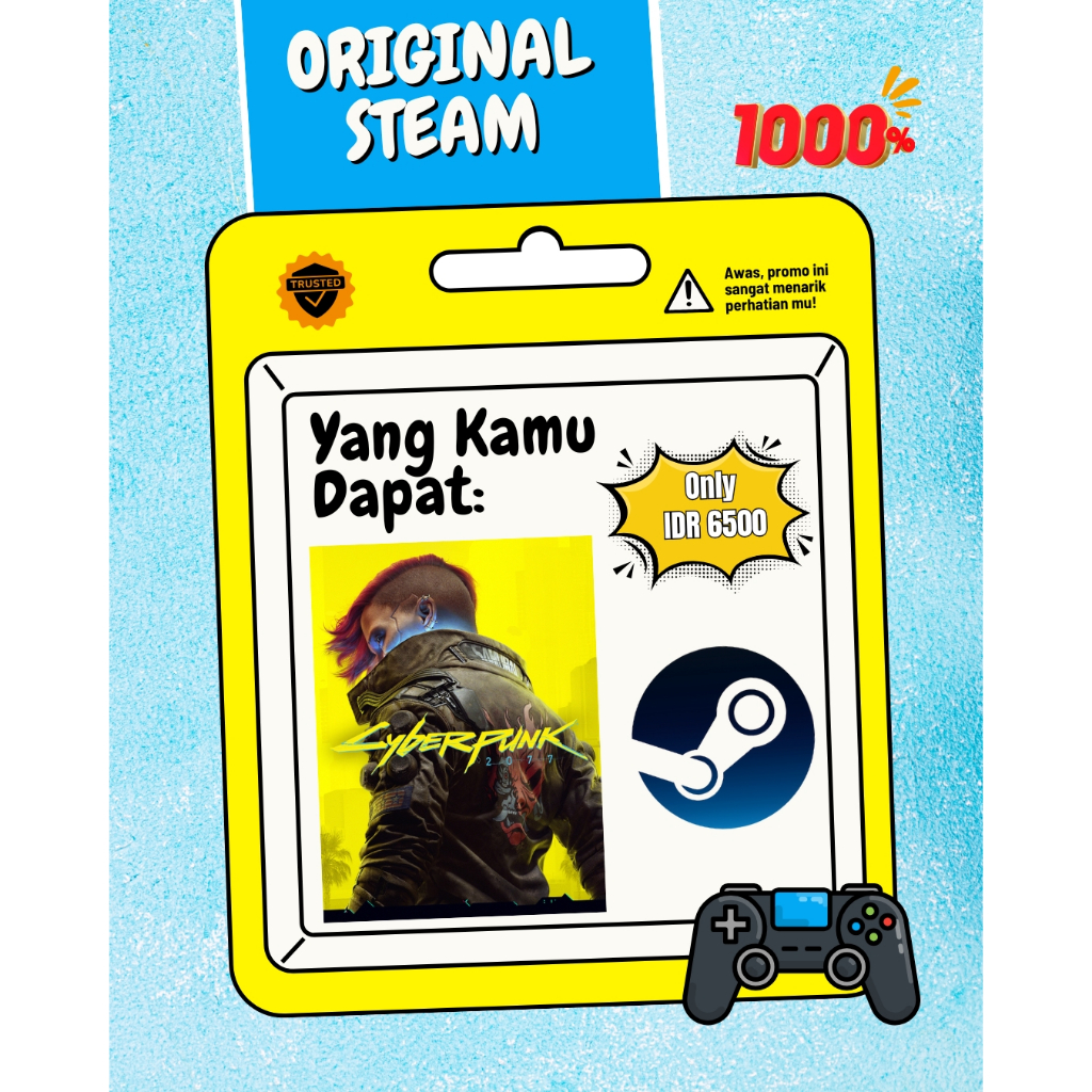 Cyberpunk 2077 (Masuk ke Akun Steam Pribadi)