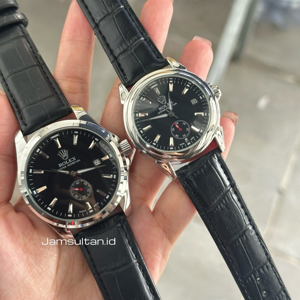 JAM TANGAN SULTAN PRIA RX AUTOMATIC KULIT DIAMETER 38-45MM