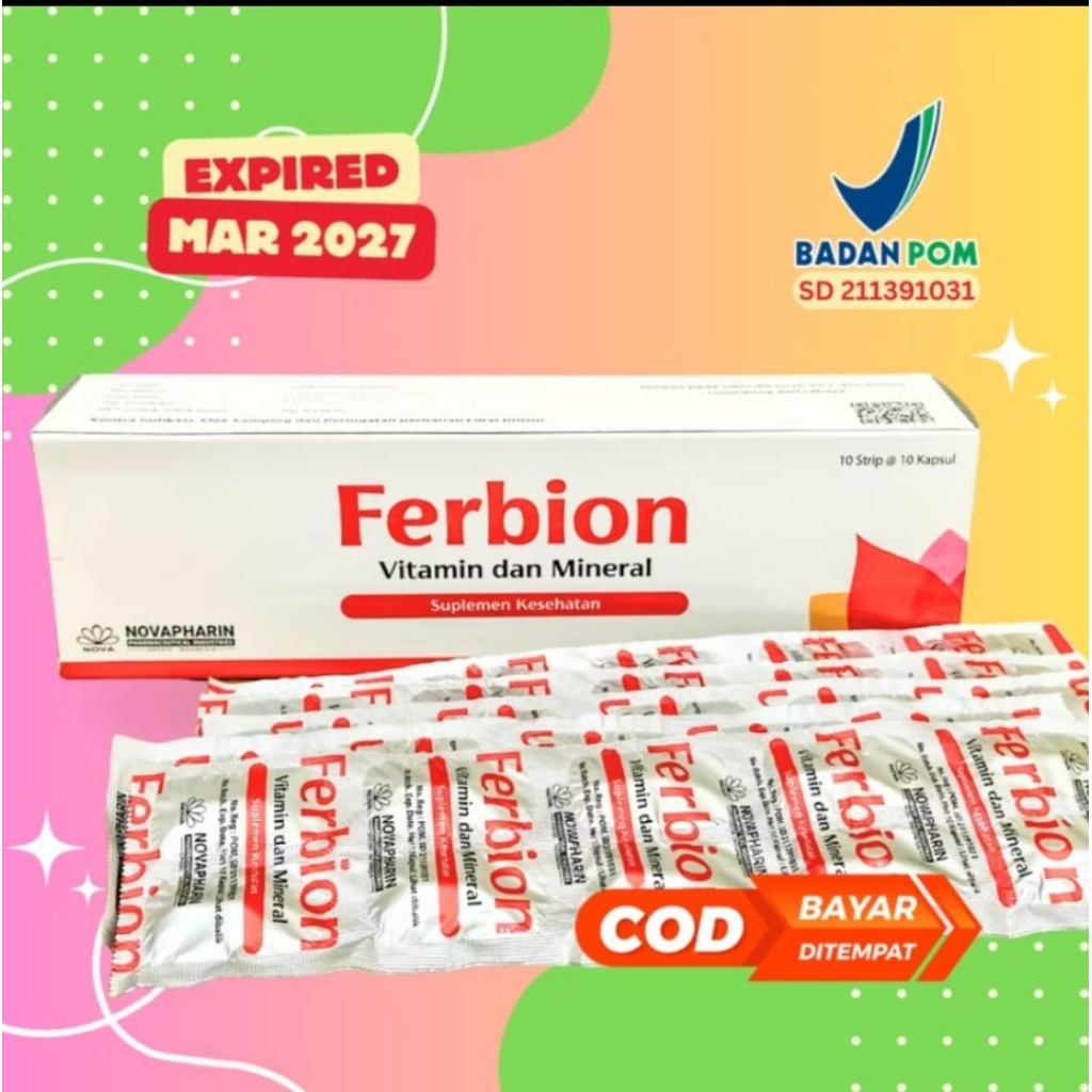 Vitamin Penambah Darah perbox