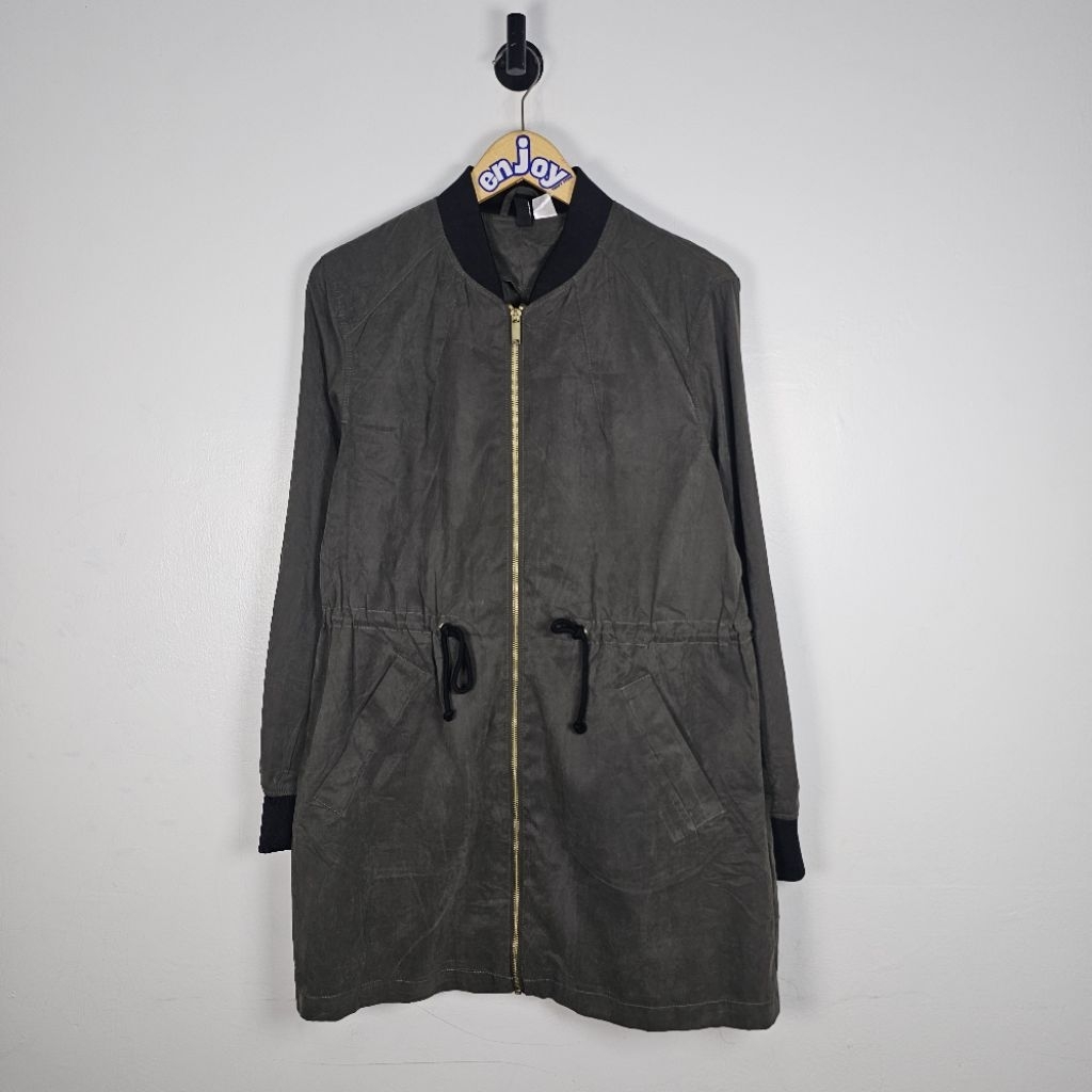 jacket panjang parka mantel gunung hiking army Divided pria wanita second preloved