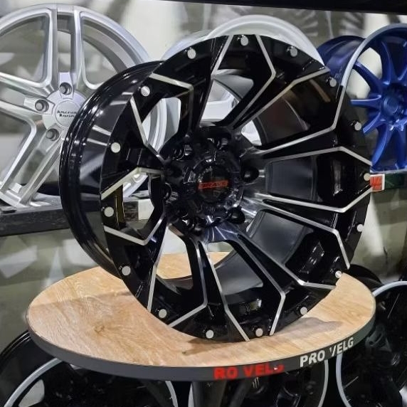 Velg Mobil Offroad Ring 15 Lebar 10 PCD 6×139.7 Racing Offroad Wheel BRAVE A659X