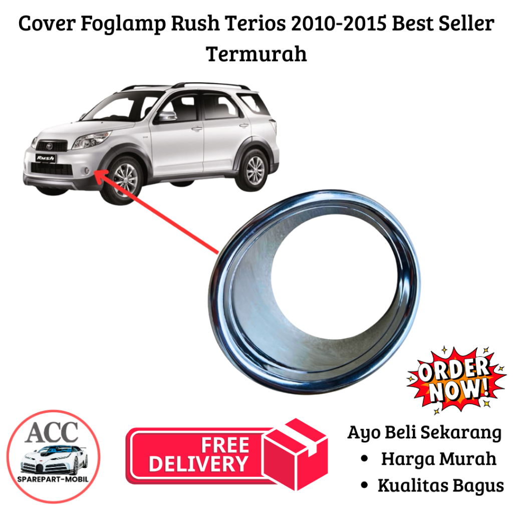 Cover Foglamp Rush Terios 2010-2015 Best Seller Termurah