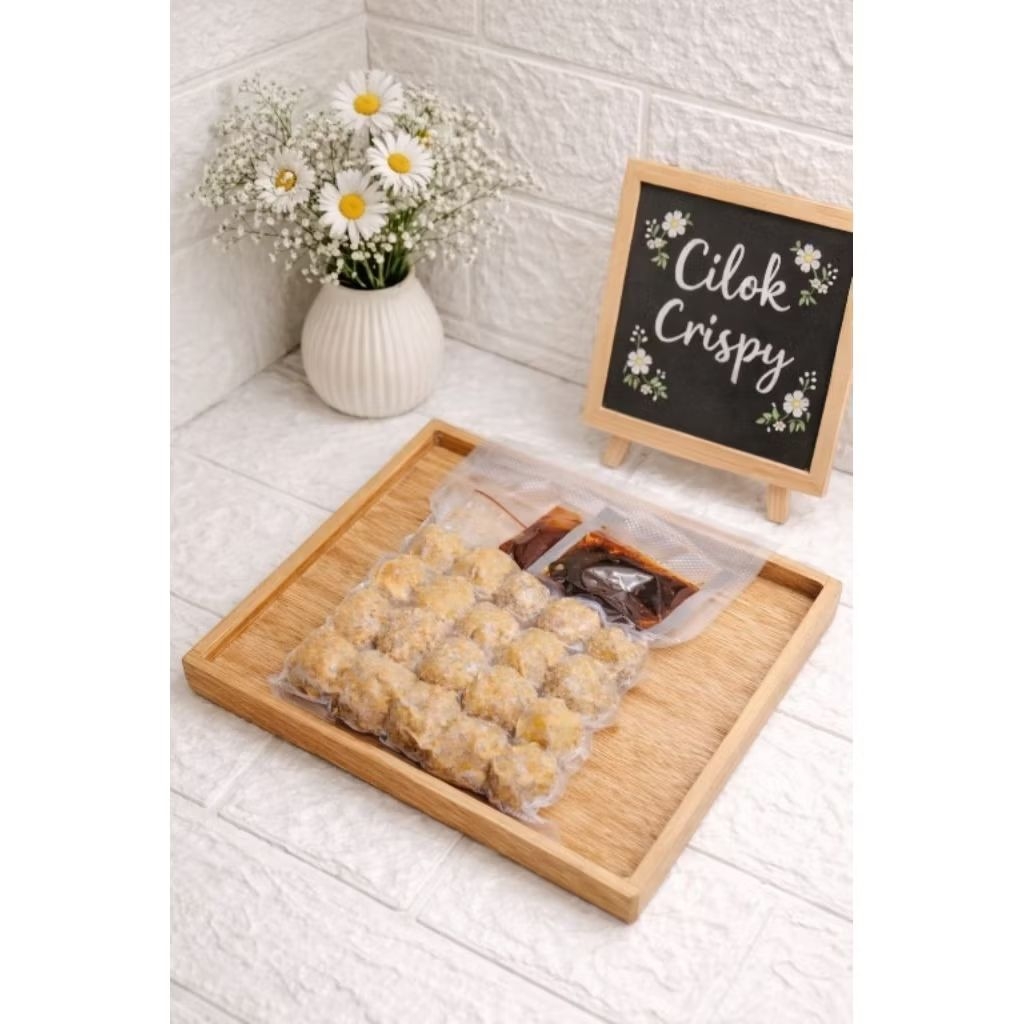 Cilok Crispy Chili Oil / Cilok Crispy Ayam Suwir / Cilok Crispy Keju