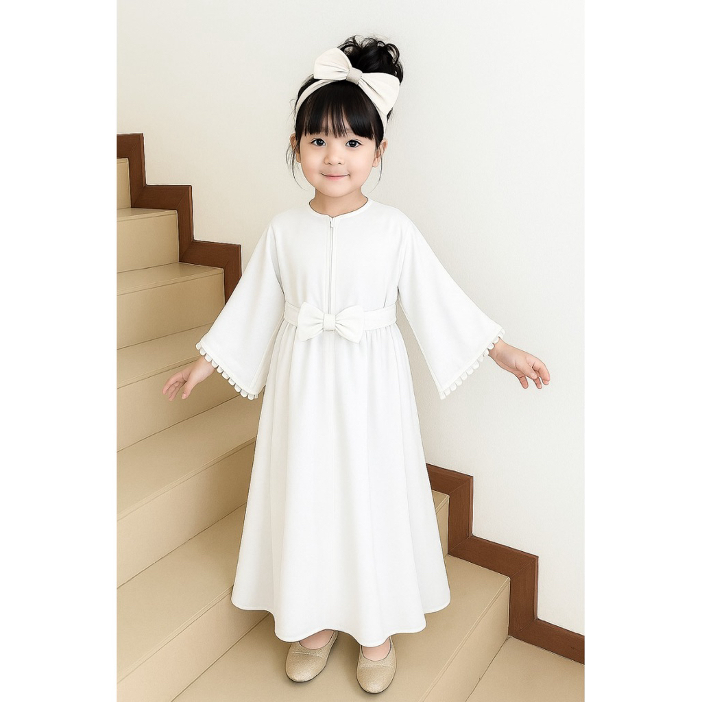 Limited Gamis Abaya Khalisa Anak Perempuan Usia 2-8 Tahun