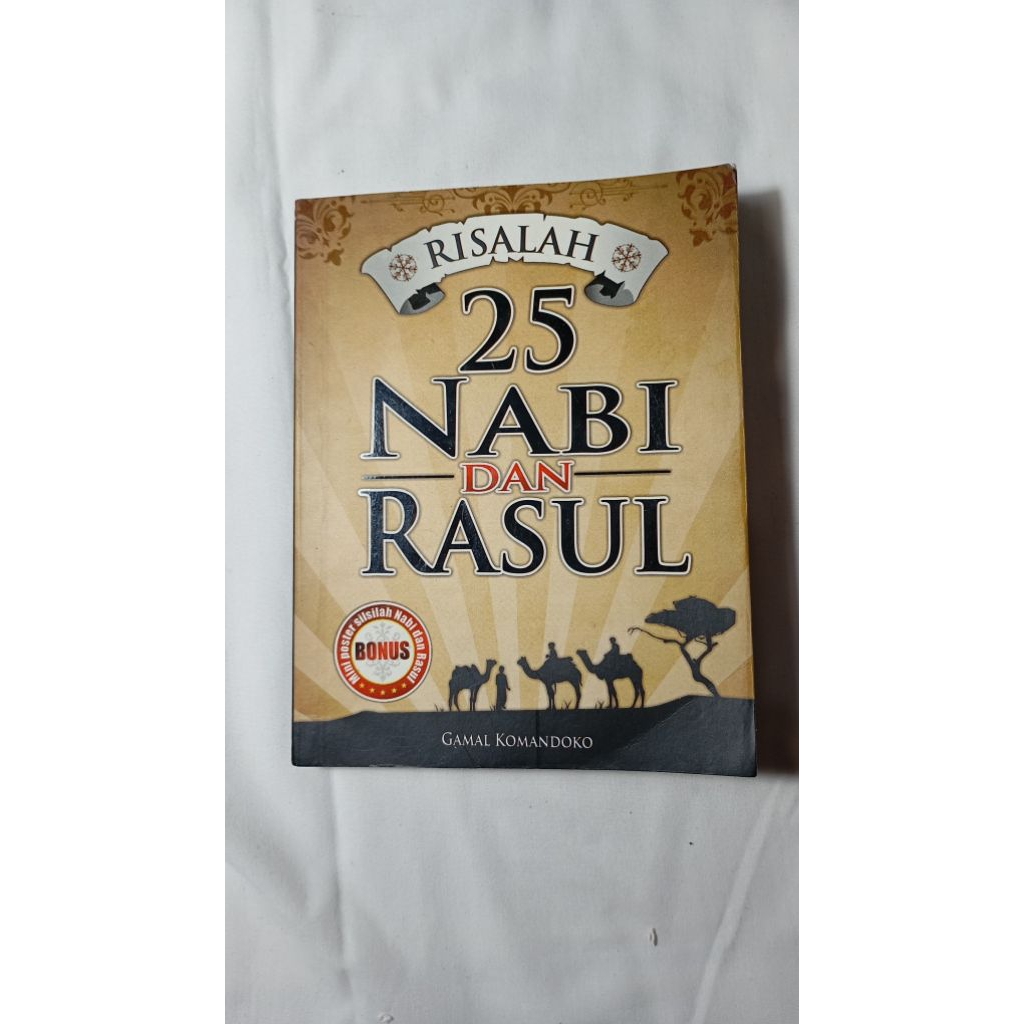 Buku Risalah 25 Nabi dan Rasul (Bonus Poster silsilah para Nabi)