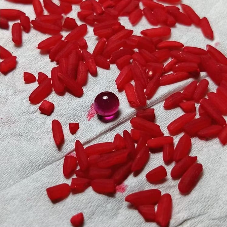 Batu alam batu buntat lipan warna merah asli