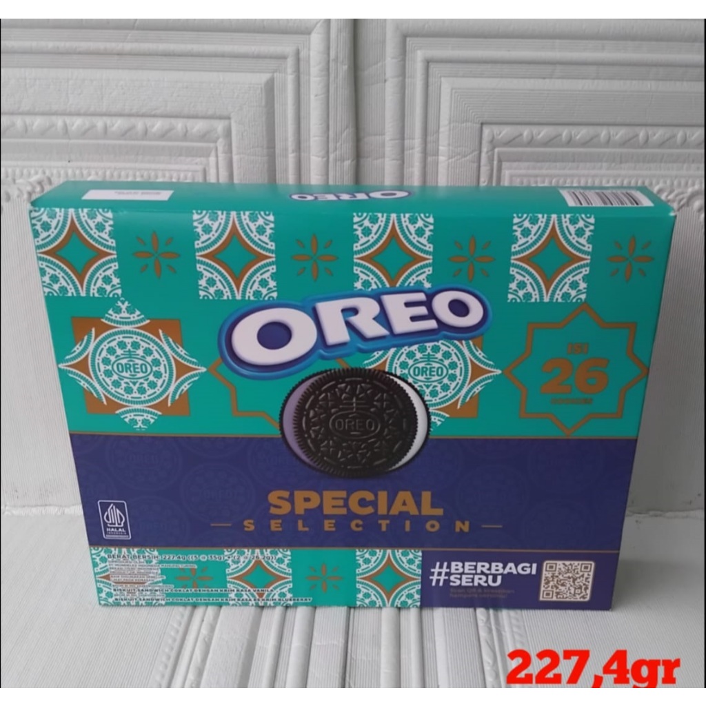 Oreo biskuit special selection kemasan box 227.4gr