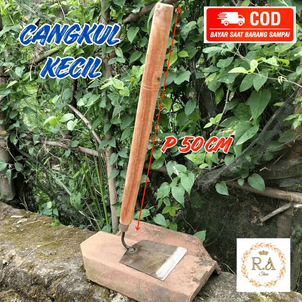 CANGKUL MINI TAMAN - CANGKUL KECIL LURUS UNTUK BERKEBUN / CANGKUL MINI BAJA / CANGKUL MINI GAGANG KA