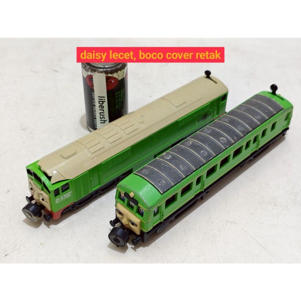 Set Minus minor Rare vintage bandai diecast Thomas & friends daisy boco boko plarail shinkansen trai