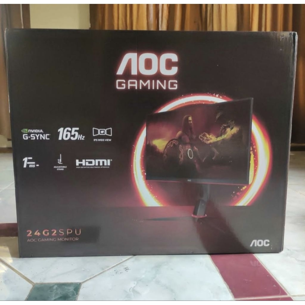 MONITOR AOC 24G2SPU 24" IPS 165HZ