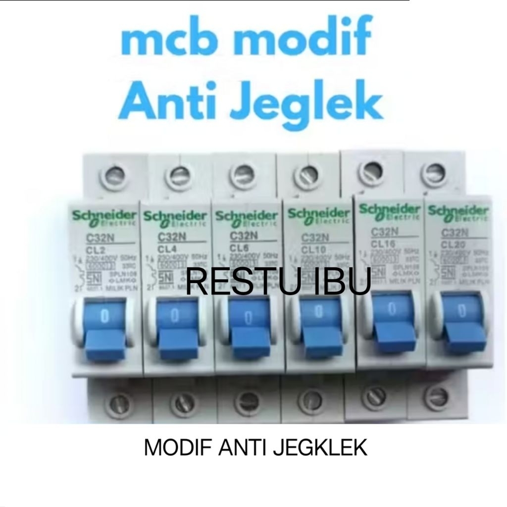 mcb pln modif anti jeglek 1phs
