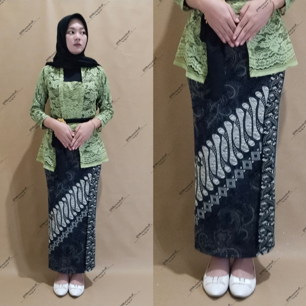 Kamen Batik Bali - Kamen Jadi Lasem Katun bordir bawahan tradisional setelan kebaya wanita  rok bali
