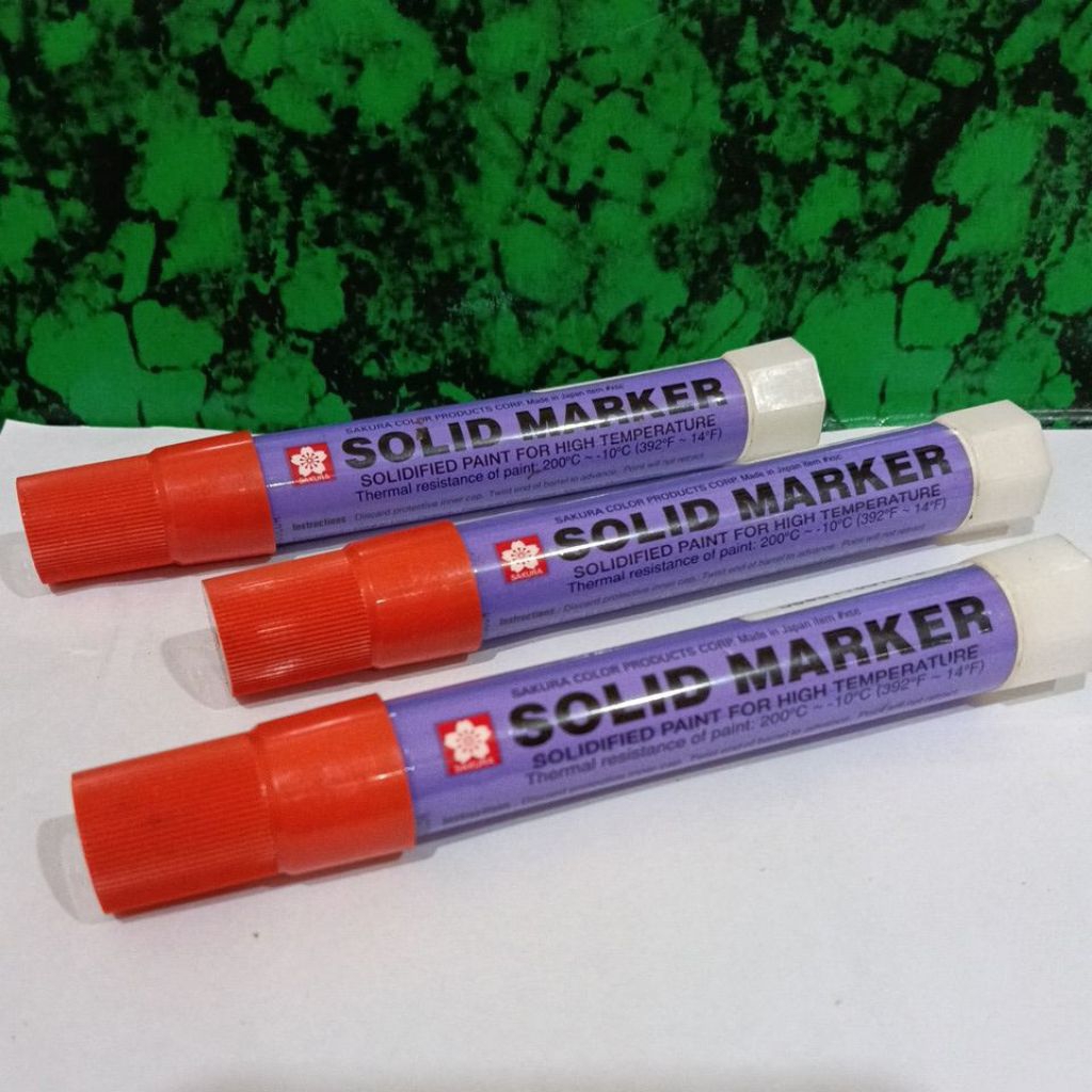 SPIDOL SOLID MARKER SAKURA RED / MERAH